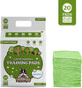 Pogi'S Dog Training Pads with Adhesive Sticky Tabs (20-Count) (24X24In) - Large Puppy Pads, Earth-Friendly Dog Pads, Plant-Based Puppy Pee Pads for Dogs - Puppy Supplies for Small to Large Sized Dogs