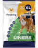 20 XL Cat Litter Box Liners with Drawstrings Scratch Resistant Cat Litter Bags for Extra Large Litter Trays