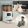 6L Automatic Pet Feeder Wi-Fi Enabled Smart Feed Dog Cat Feeder Smartphone App for Mobile Voice Recorder and Programmable Feeder